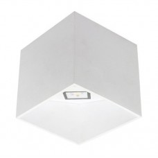 Απλίκα Τοίχου LED 6W 480lm 230V 3000K Θερμό Φως Αλουμίνιο Λευκό 5885